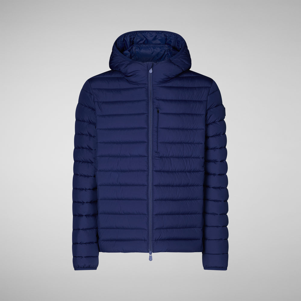 Save the duck PIUMINO UOMO JUNCUS ECLIPSE BLU Fino Al -60%