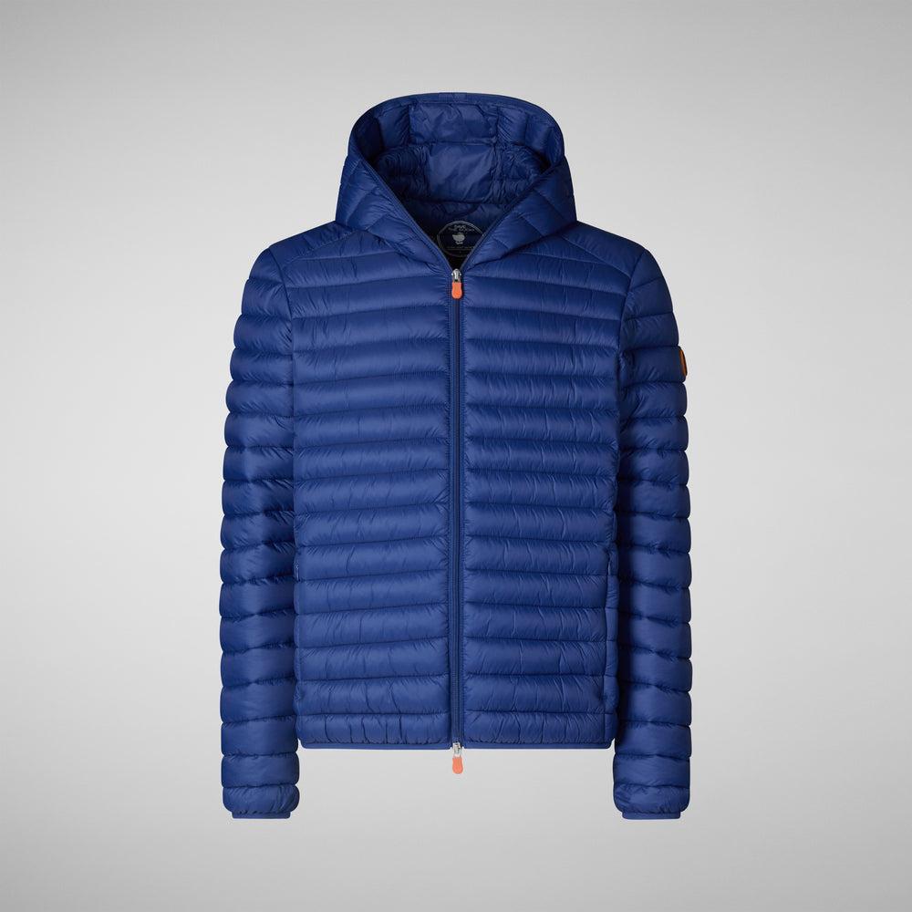 Save the duck Piumino animal free con cappuccio uomo Donald blu elettrico Shopping Online