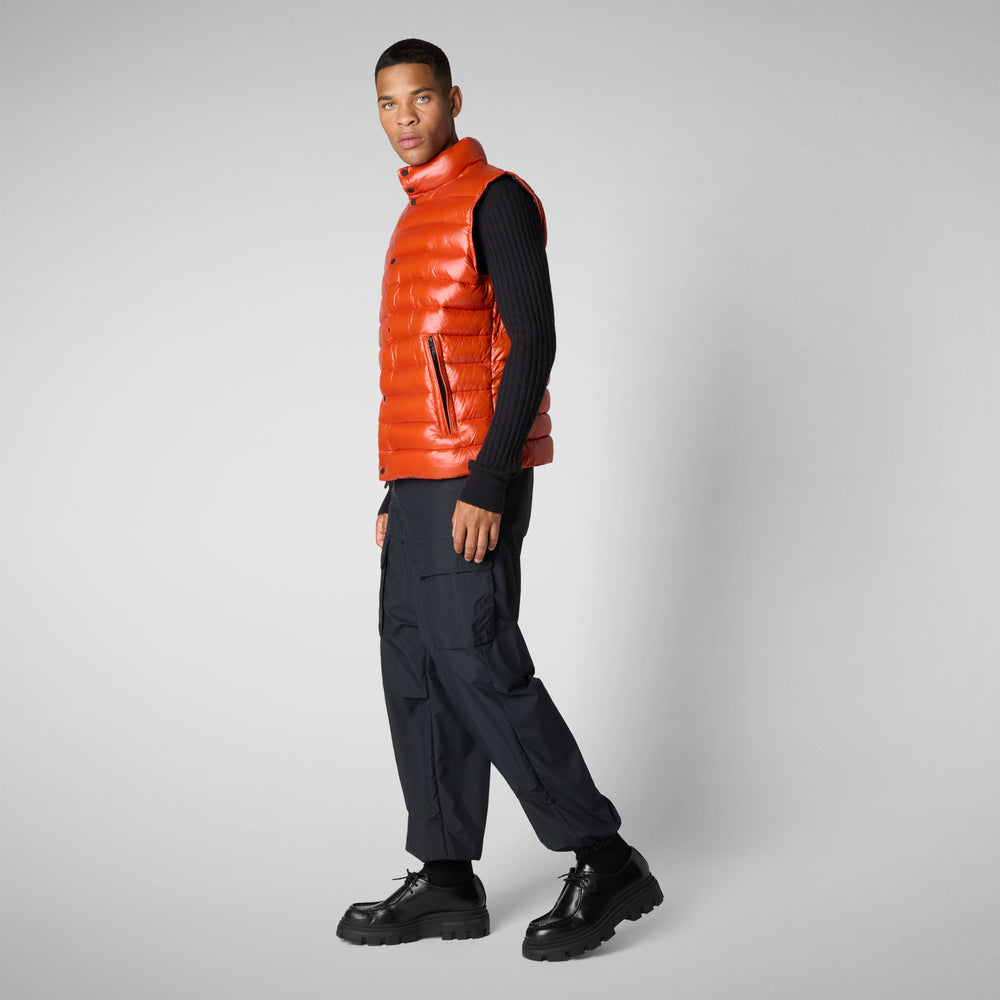 Save the duck GILET UOMO GRIFFIN ARANCIONE Prezzo Ridotto