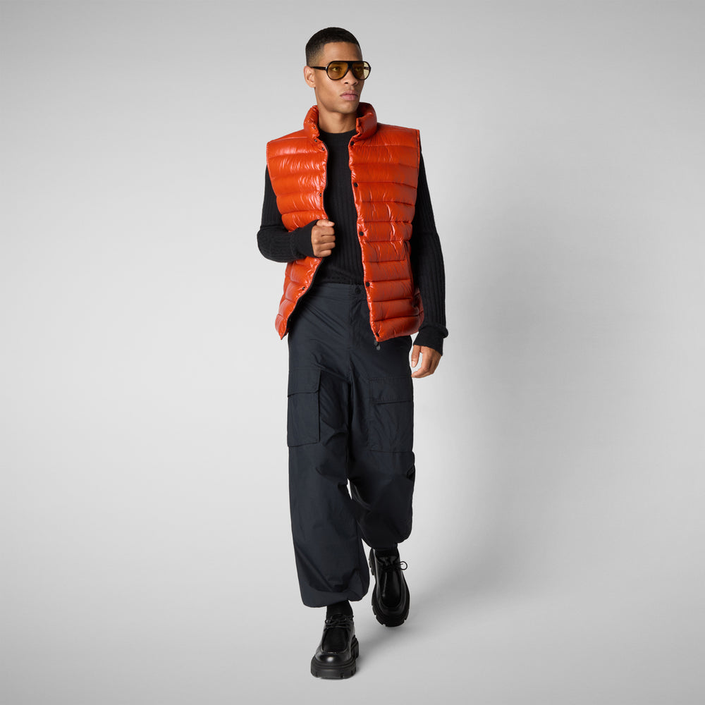 Save the duck GILET UOMO GRIFFIN ARANCIONE Prezzo Ridotto