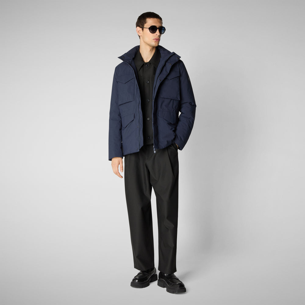 Save the duck PARKA UOMO TRENTON BLU NAVY Presa