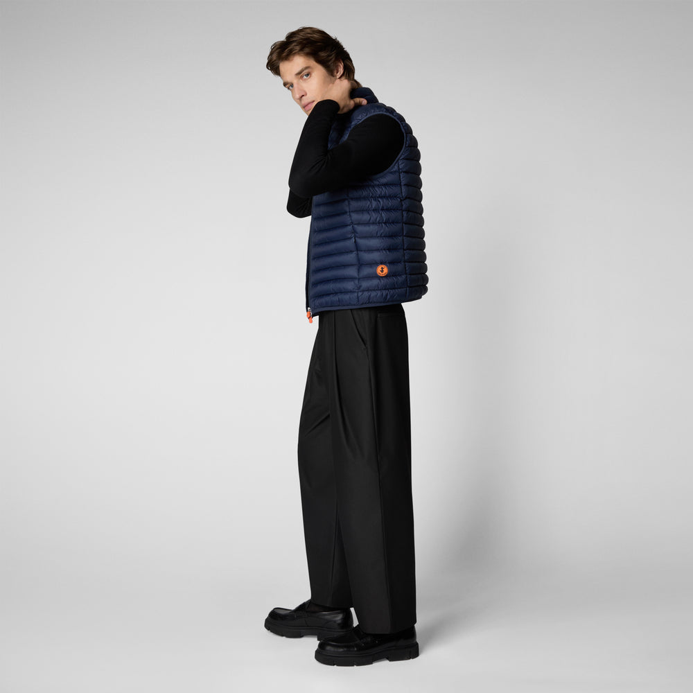 Save the duck Gilet imbottito uomo Adam blu navy Sconto