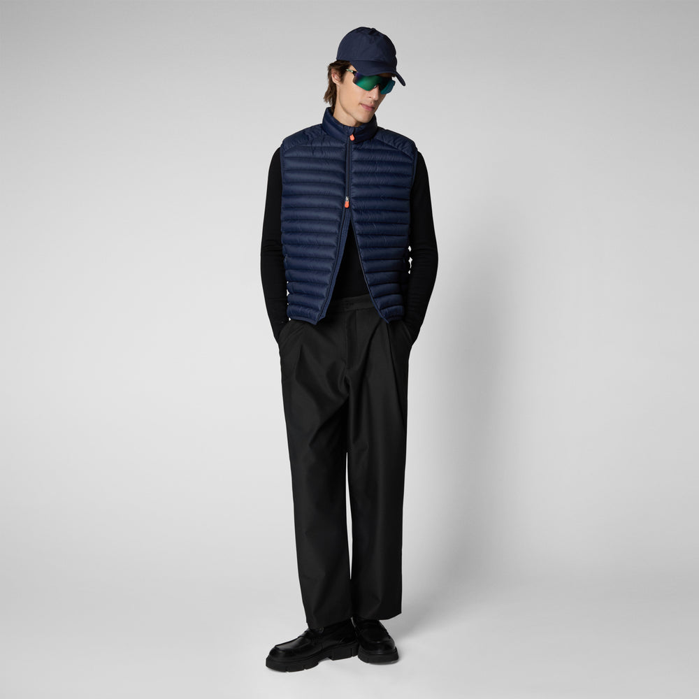 Save the duck Gilet imbottito uomo Adam blu navy Sconto