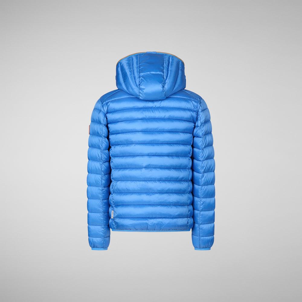 Save the duck PIUMINO ANIMAL FREE BAMBINA IRIS BLU CERULEO Offerta