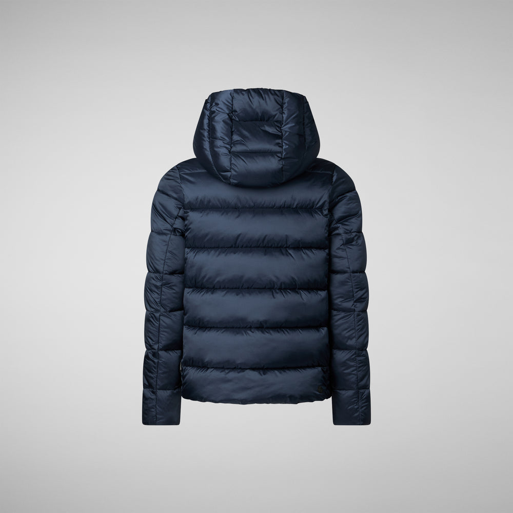 Save the duck PIUMINO ANIMAL FREE BAMBINA BIBI NIGHT BLU In Vendita