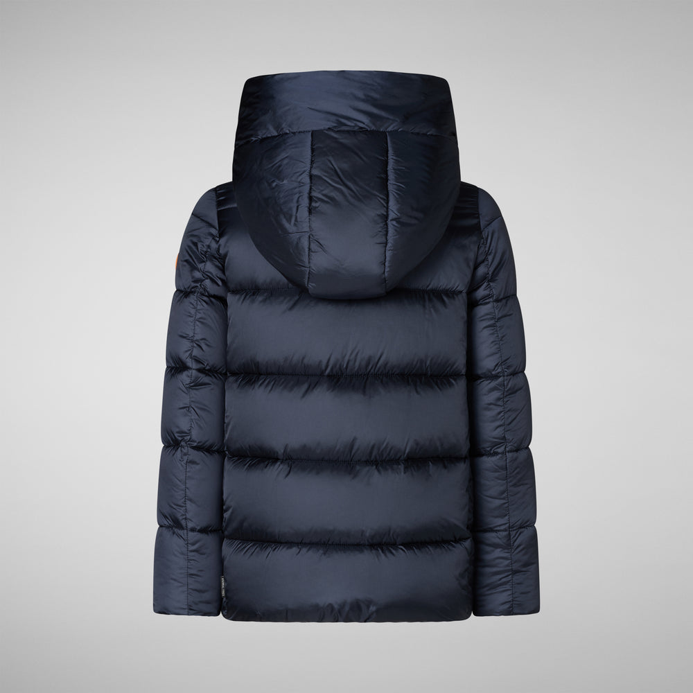 Save the duck PIUMINO ANIMAL FREE BAMBINA GRACIE BLU NERO Saldi