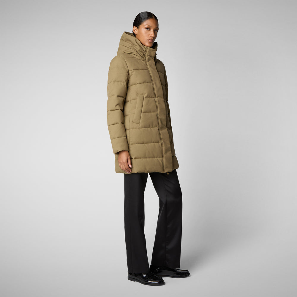 Save the duck CAPPOTTO CON CAPPUCCIO TATIANA VERDE MUSCHIO Vendita Calda