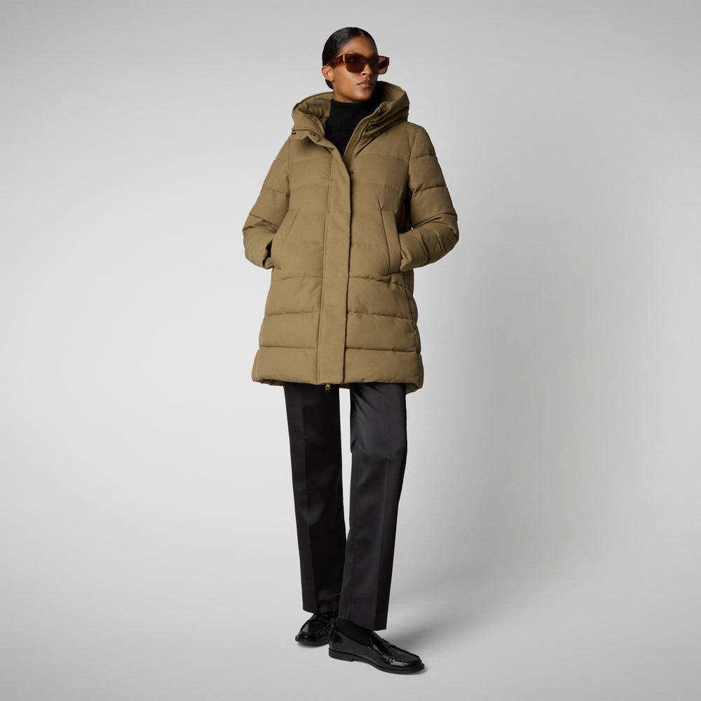 Save the duck CAPPOTTO CON CAPPUCCIO TATIANA VERDE MUSCHIO Vendita Calda