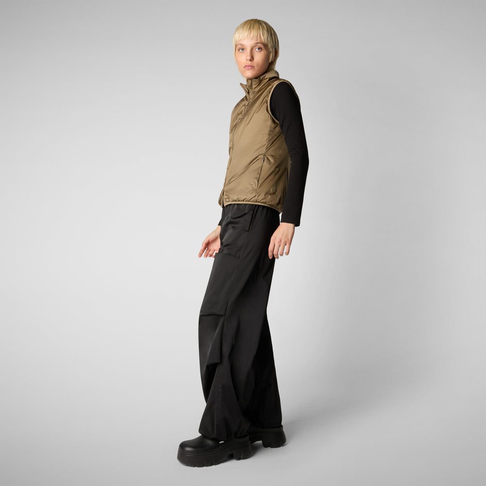 Save the duck GILET DONNA EUDY VERDE MUSCHIO Vendita Economica
