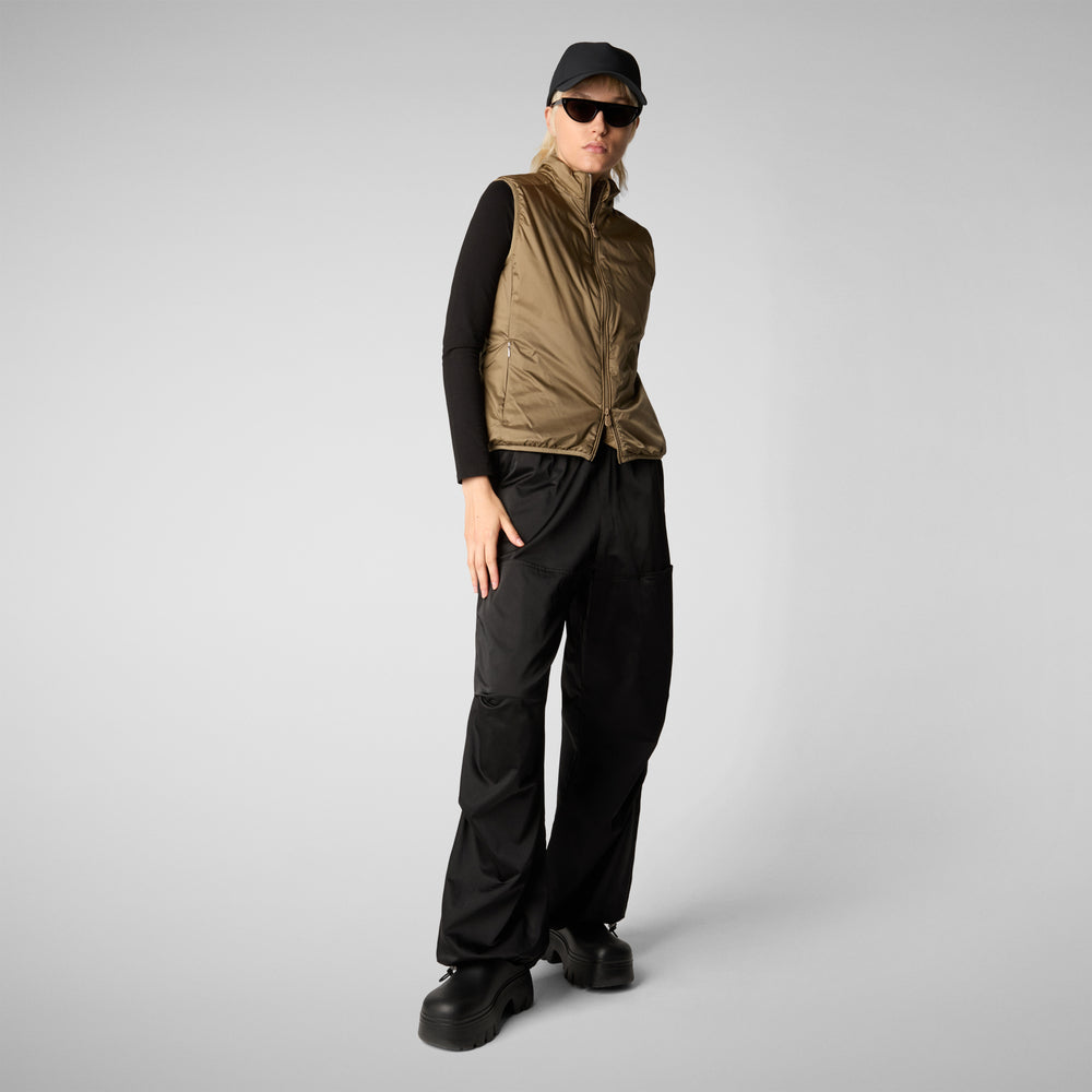 Save the duck GILET DONNA EUDY VERDE MUSCHIO Vendita Economica