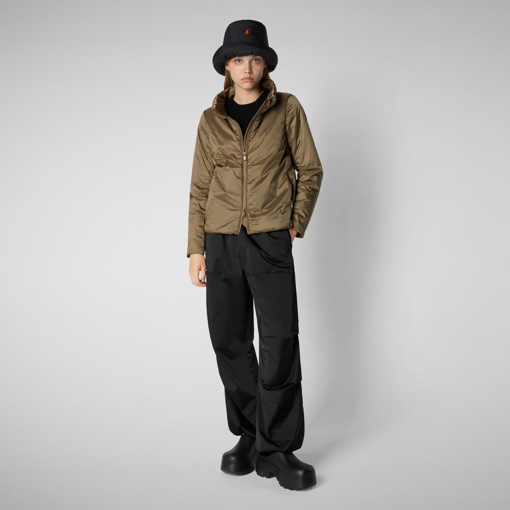 Save the duck GIACCA DONNA ELISHA VERDE MUSCHIO Saldi Di Fabbrica