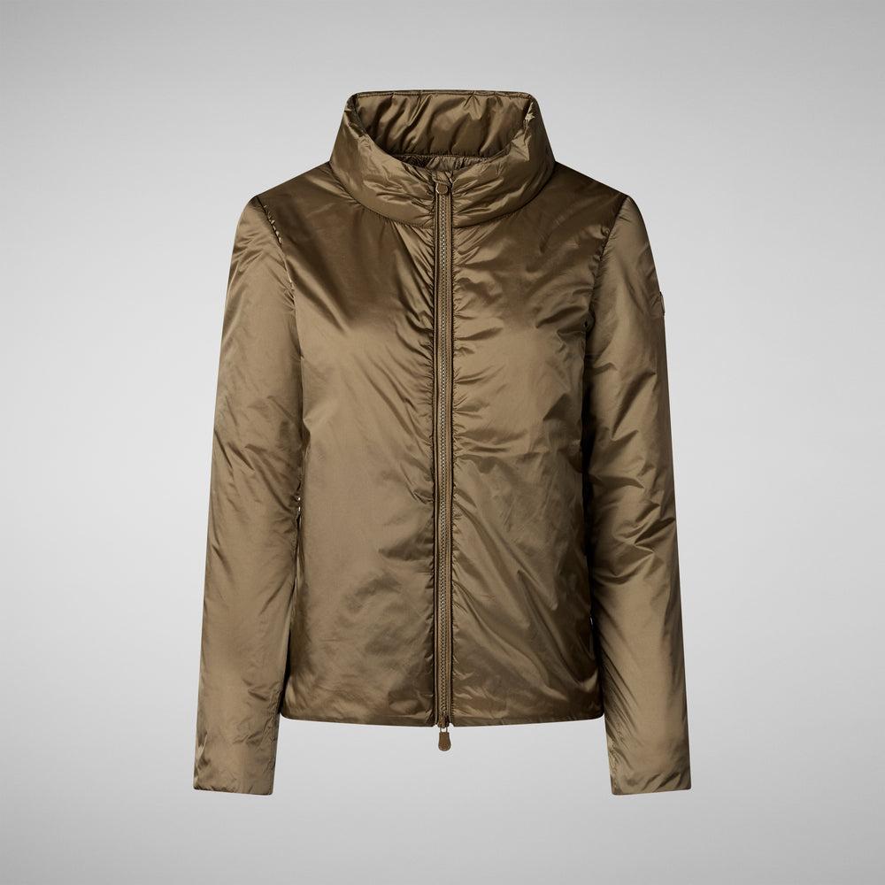 Save the duck GIACCA DONNA ELISHA VERDE MUSCHIO Saldi Di Fabbrica