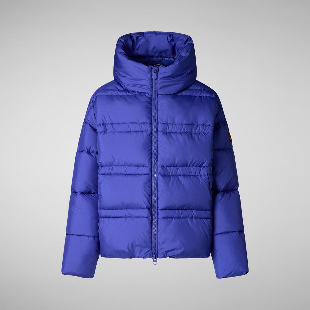 Save the duck PIUMINO ANIMAL FREE CON CAPPUCCIO DONNA KERI BLU GENZIANA Affare Del Giorno