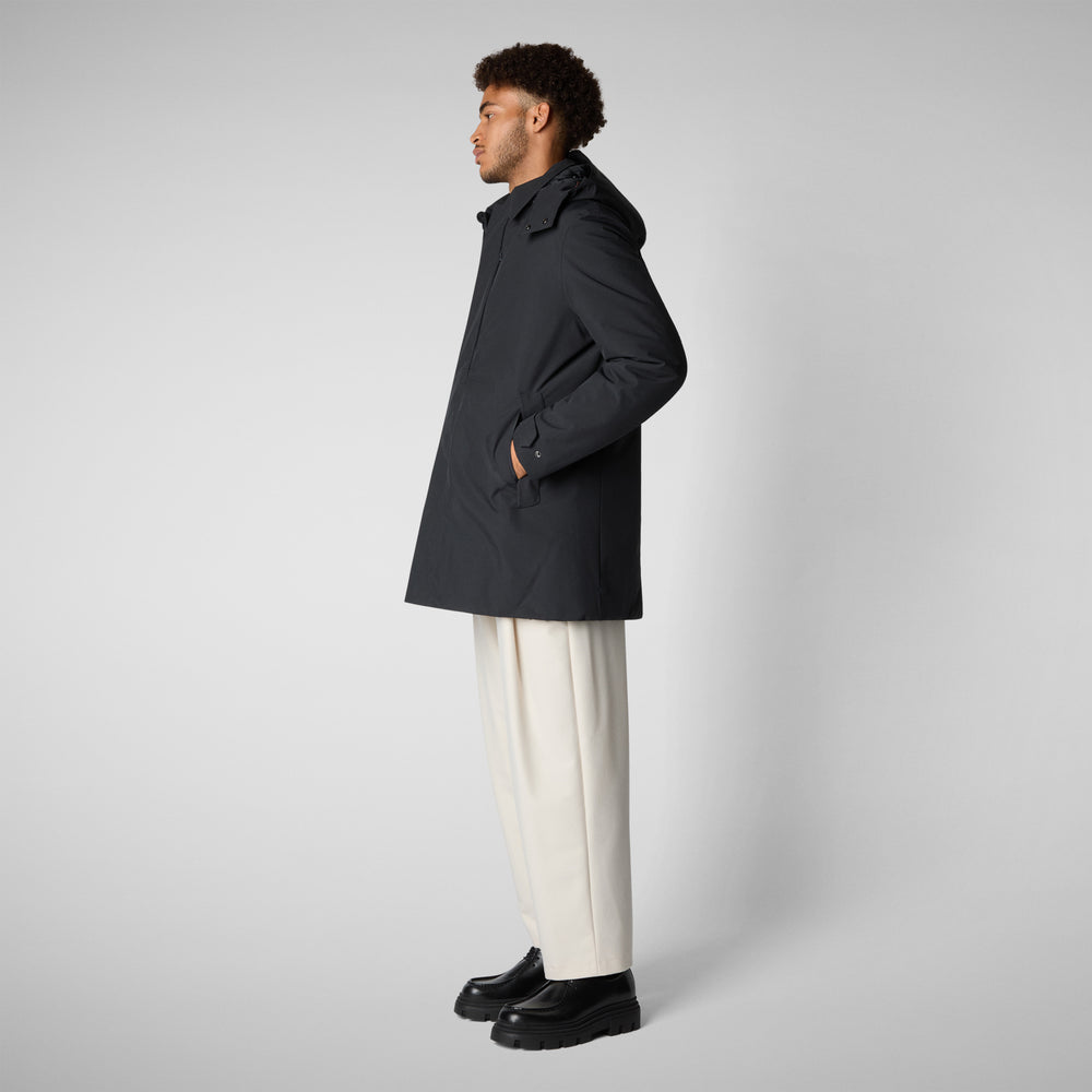 Save the duck CAPPOTTO UOMO NESTOR BLU NERO In Vendita