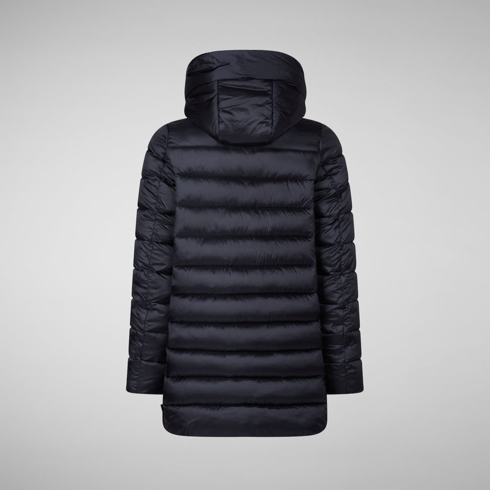 Save the duck PIUMINO ANIMAL FREE CON CAPPUCCIO BAMBINA ORIANA BLU NERO Hotsell
