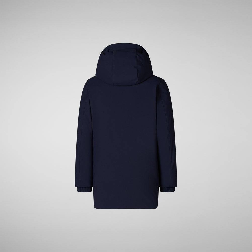 Save the duck PARKA CON CAPPUCCIO BAMBINA ALLY BLU NAVY Vendita Economica