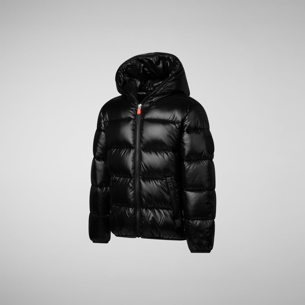 Save the duck PIUMINO ANIMAL FREE BAMBINA KATE NERO Negozio