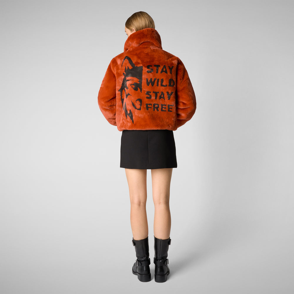 Save the duck GIACCA DONNA KINA ARANCIONE Rilascio limitato