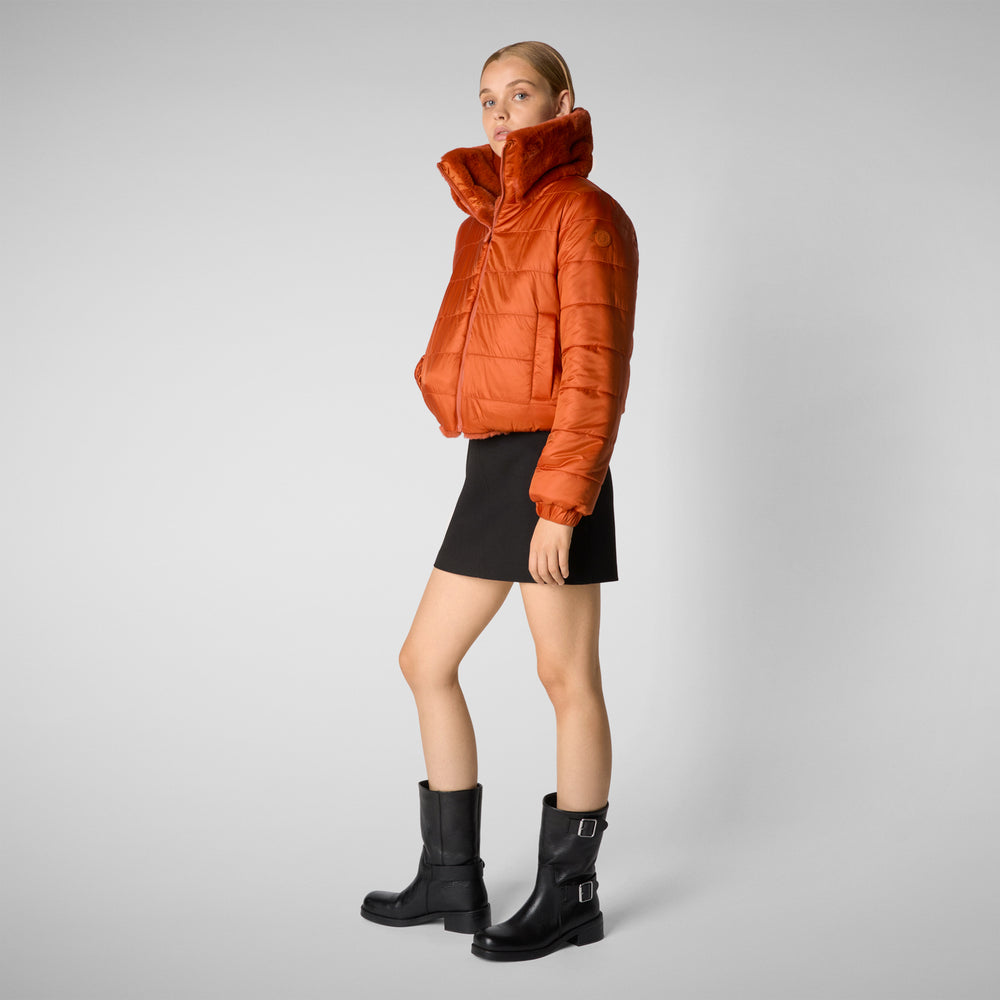 Save the duck GIACCA DONNA KINA ARANCIONE Rilascio limitato