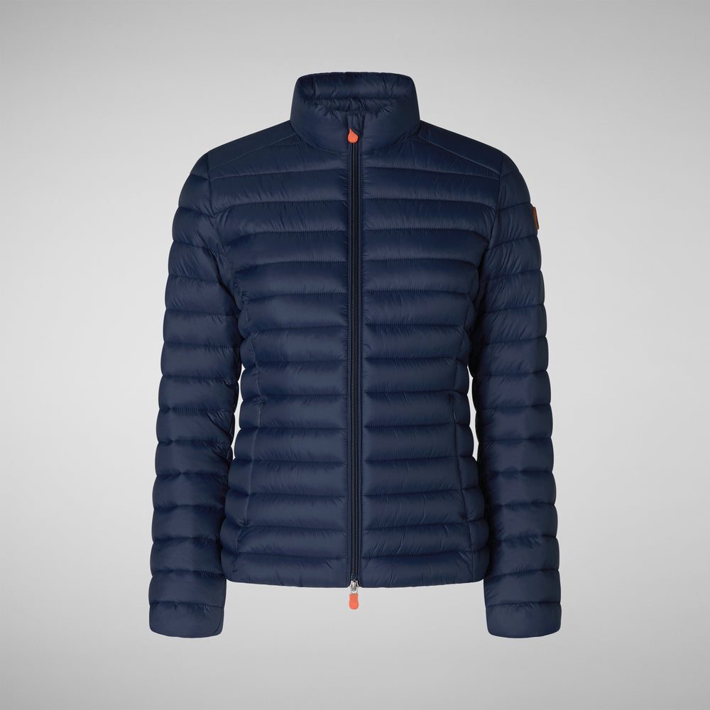 Save the duck Piumino animal free donna Carly blu navy Nuovo
