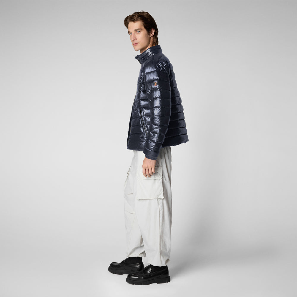 Save the duck GIACCA UOMO HOLDEN IN BLU NERO Negozi Online