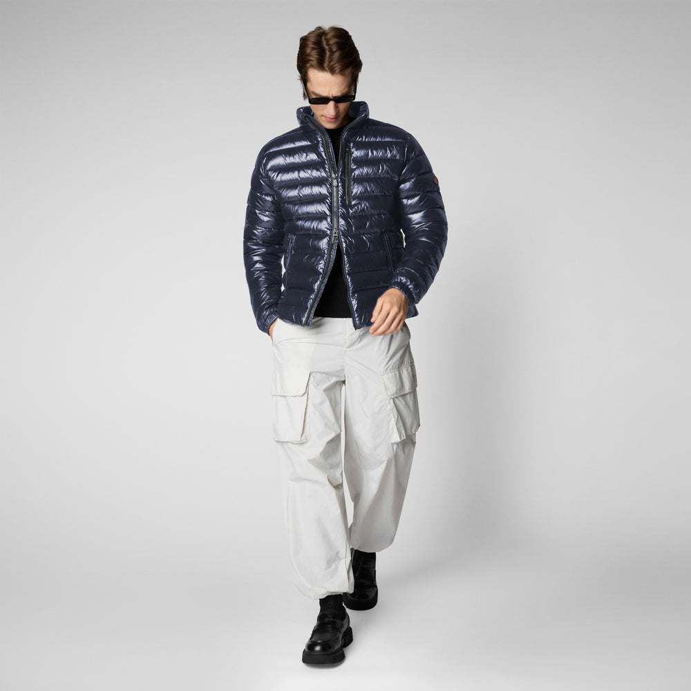 Save the duck GIACCA UOMO HOLDEN IN BLU NERO Negozi Online