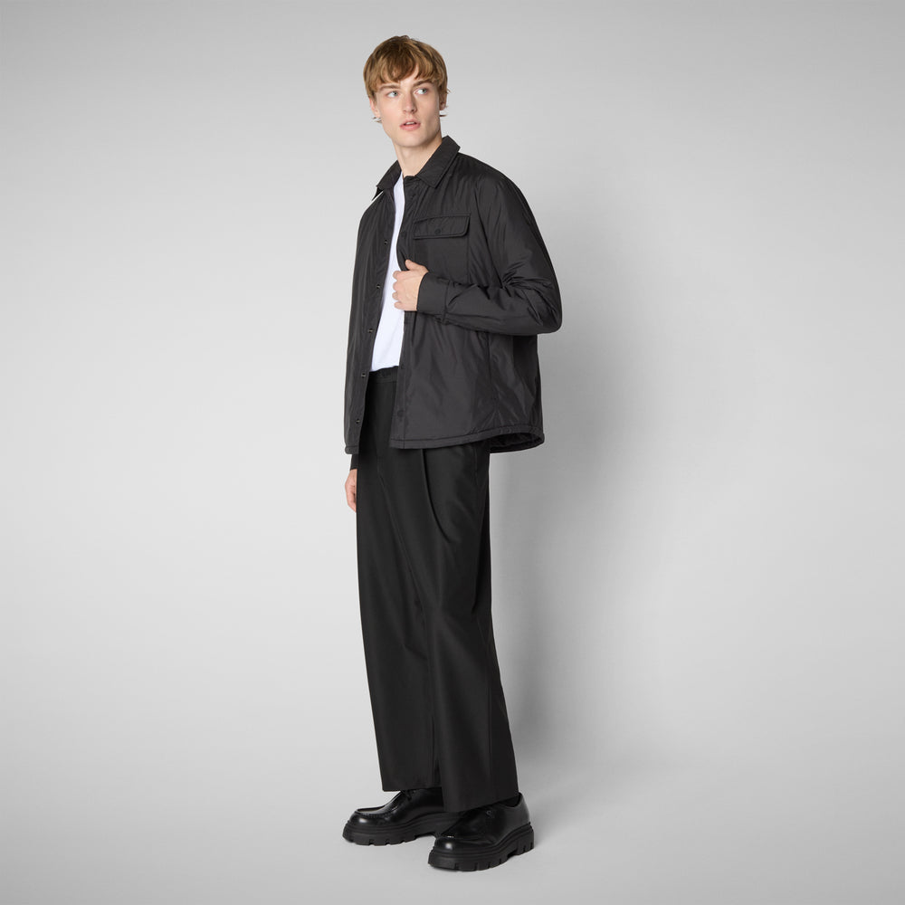 Save the duck GIACCA UOMO STELLAN IN MARRONE NERO Sottocosto