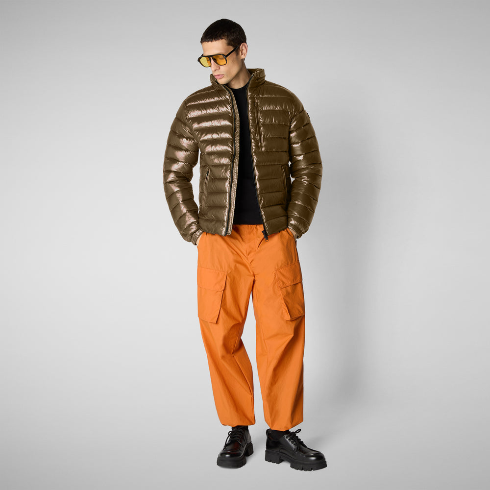 Save the duck GIACCA UOMO HOLDEN IN BARK GREEN Convenienza