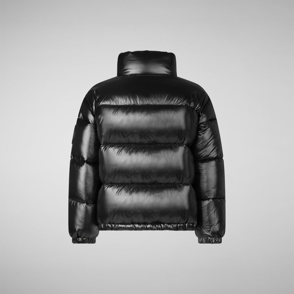 Save the duck PIUMINO ANIMAL FREE BAMBINA CINI NERO Offerta