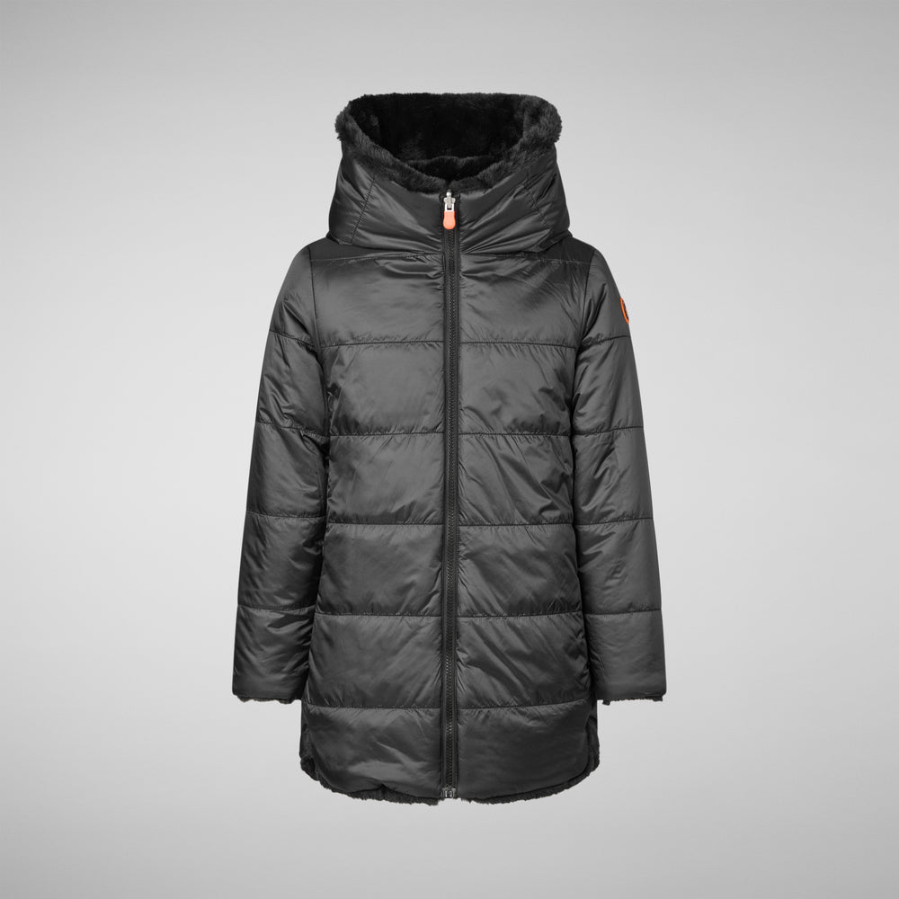 Save the duck GIACCA BAMBINA FLORA NERO Online