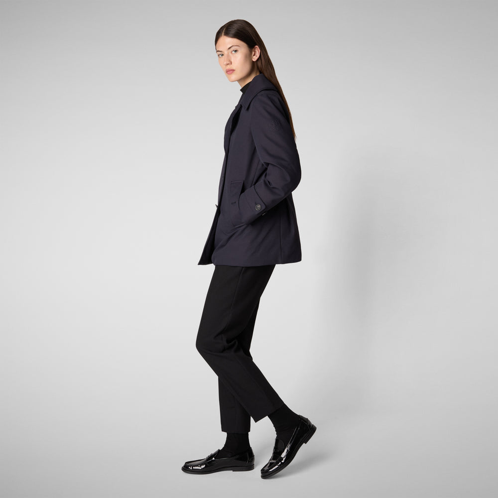 Save the duck CAPPOTTO DONNA SOFIA BLU NERO In Vendita