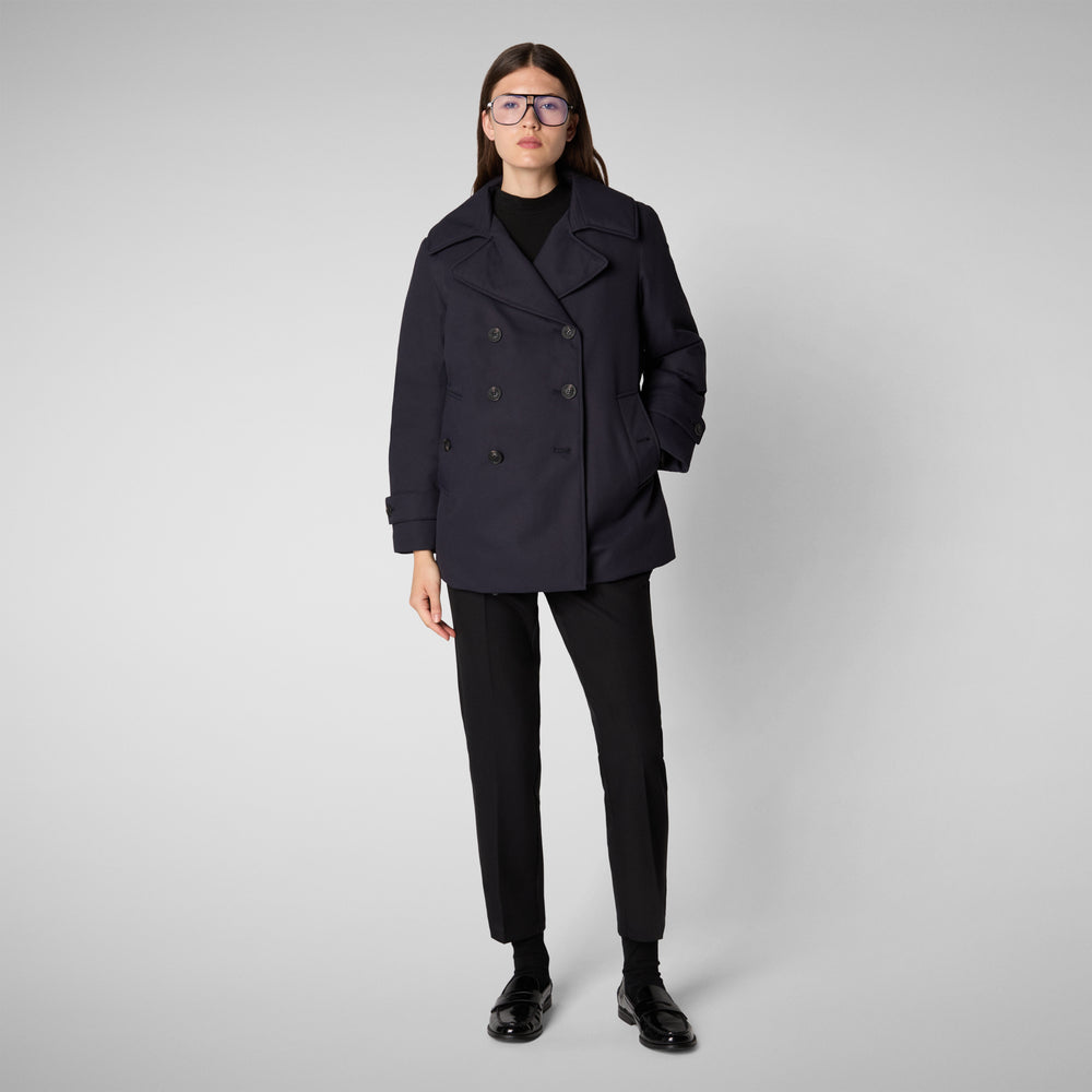 Save the duck CAPPOTTO DONNA SOFIA BLU NERO In Vendita
