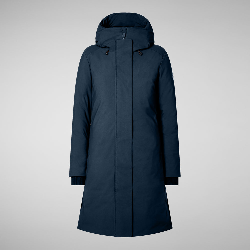 Save the duck PARKA DONNA CON CAPPUCCIO SIENNA BLU NERO Offerte