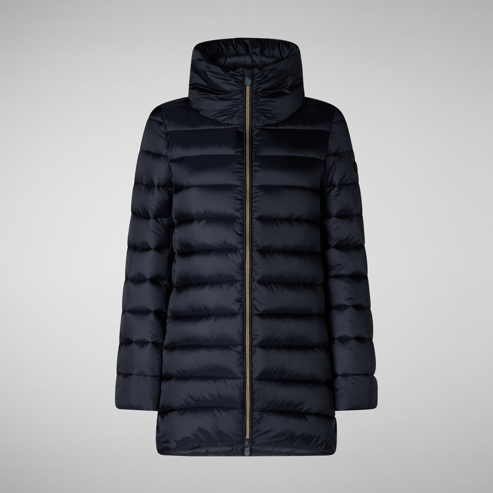 Save the duck PIUMINO ANIMAL FREE DONNA LYDIA BLU NERO Vendita Economica