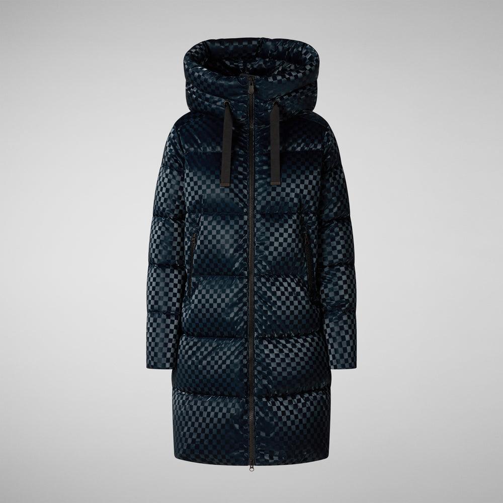 Save the duck PIUMINO ANIMAL FREE CON CAPPUCCIO AMARANTA BLU NERO Saldi Di Fabbrica