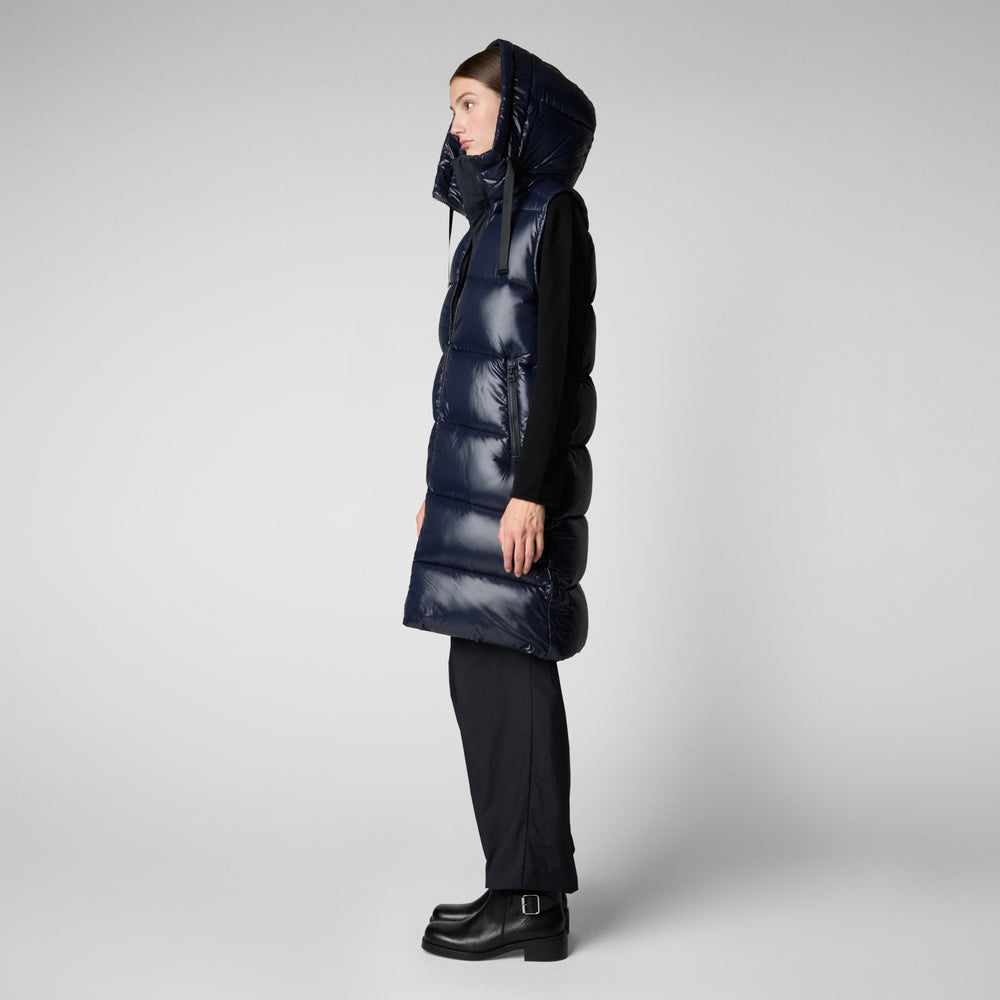 Save the duck GILET CON CAPPUCCIO DONNA IRIA BLU NERO I Più Venduti