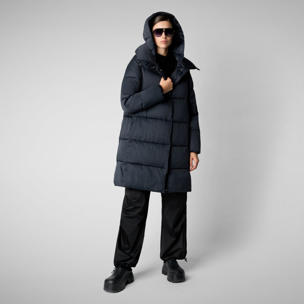 Save the duck PIUMINO ANIMAL FREE DONNA SIBYL BLU NERO Negozio
