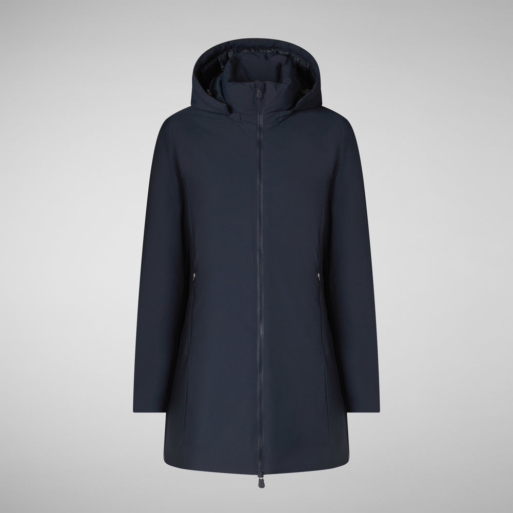 Save the duck PARKA DONNA CON CAPPUCCIO RACHEL BLU NERO Soddisfazione Garantita