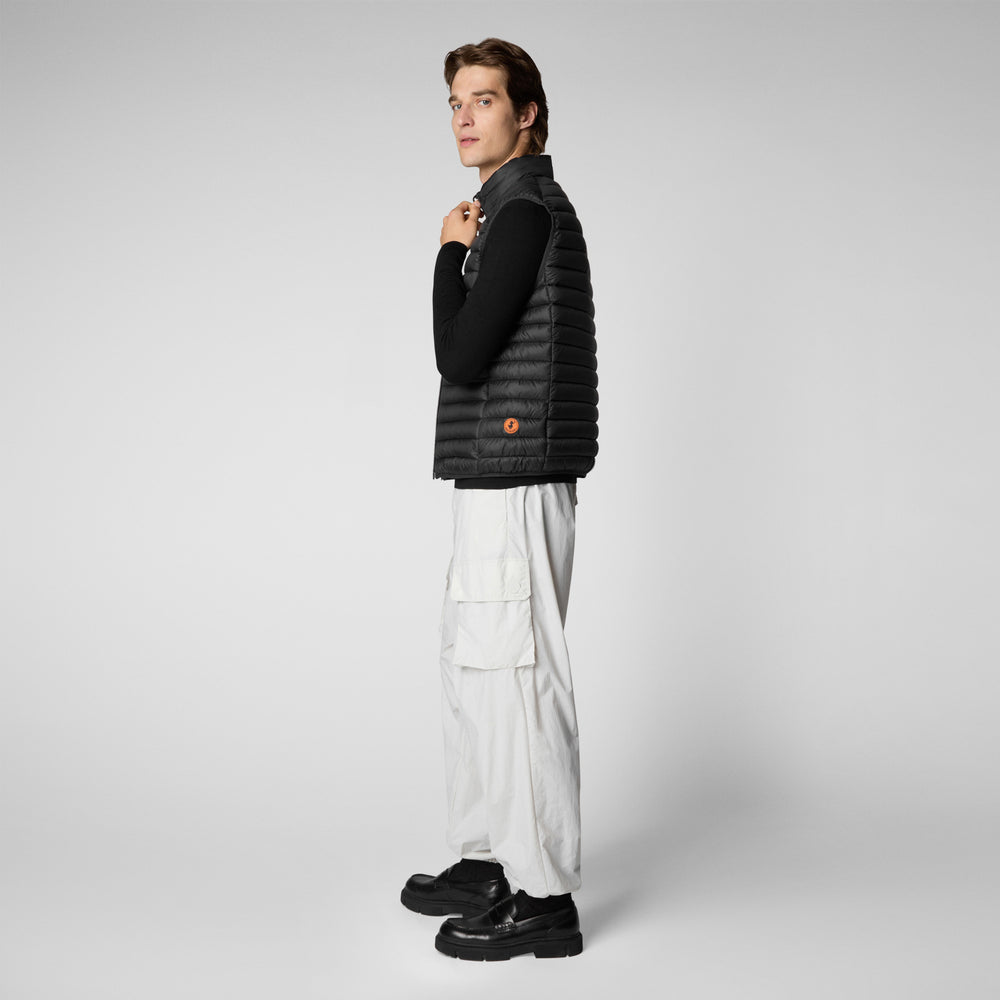 Save the duck Gilet imbottito uomo Adam Nero Nuovo