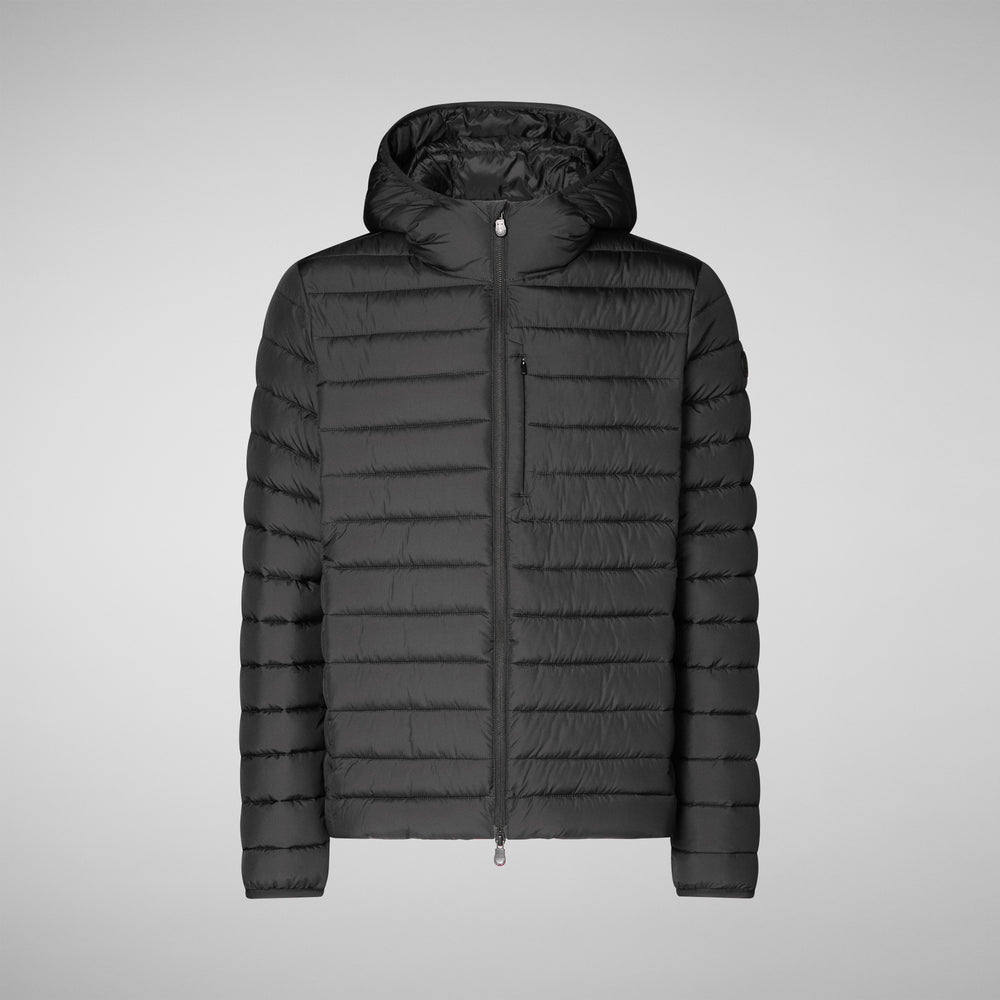 Save the duck PIUMINO UOMO JUNCUS NERO Spedizione Gratuita