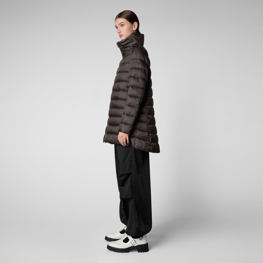 Save the duck PIUMINO ANIMAL FREE DONNA LYDIA BROWN NERO Negozi Online