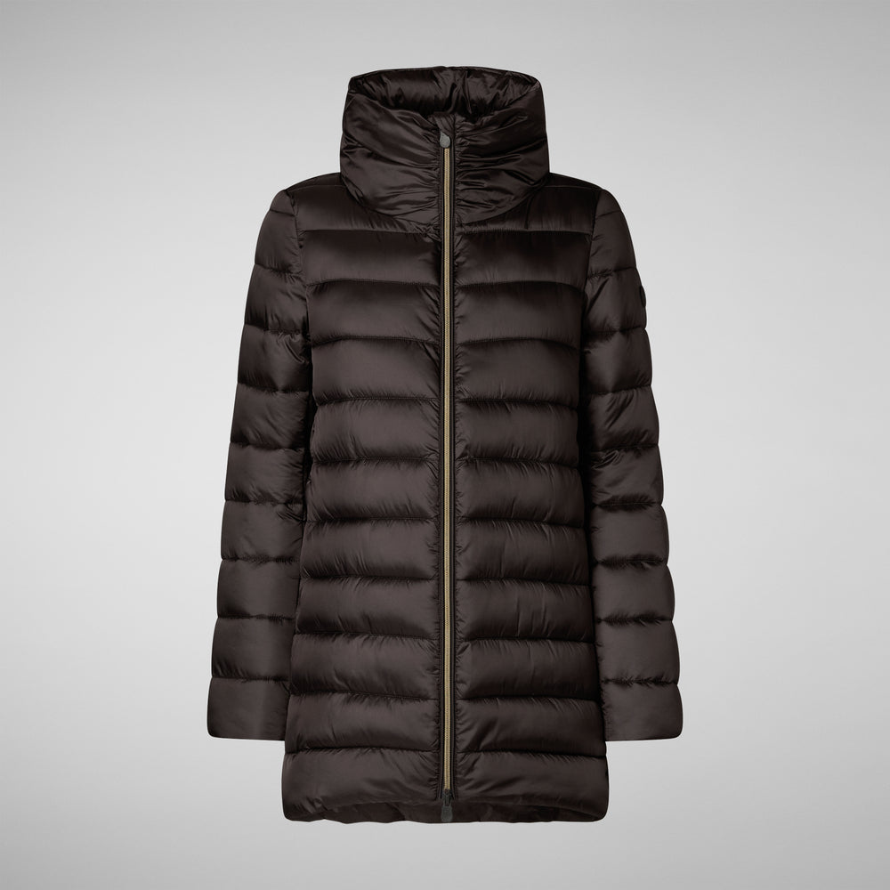 Save the duck PIUMINO ANIMAL FREE DONNA LYDIA BROWN NERO Negozi Online