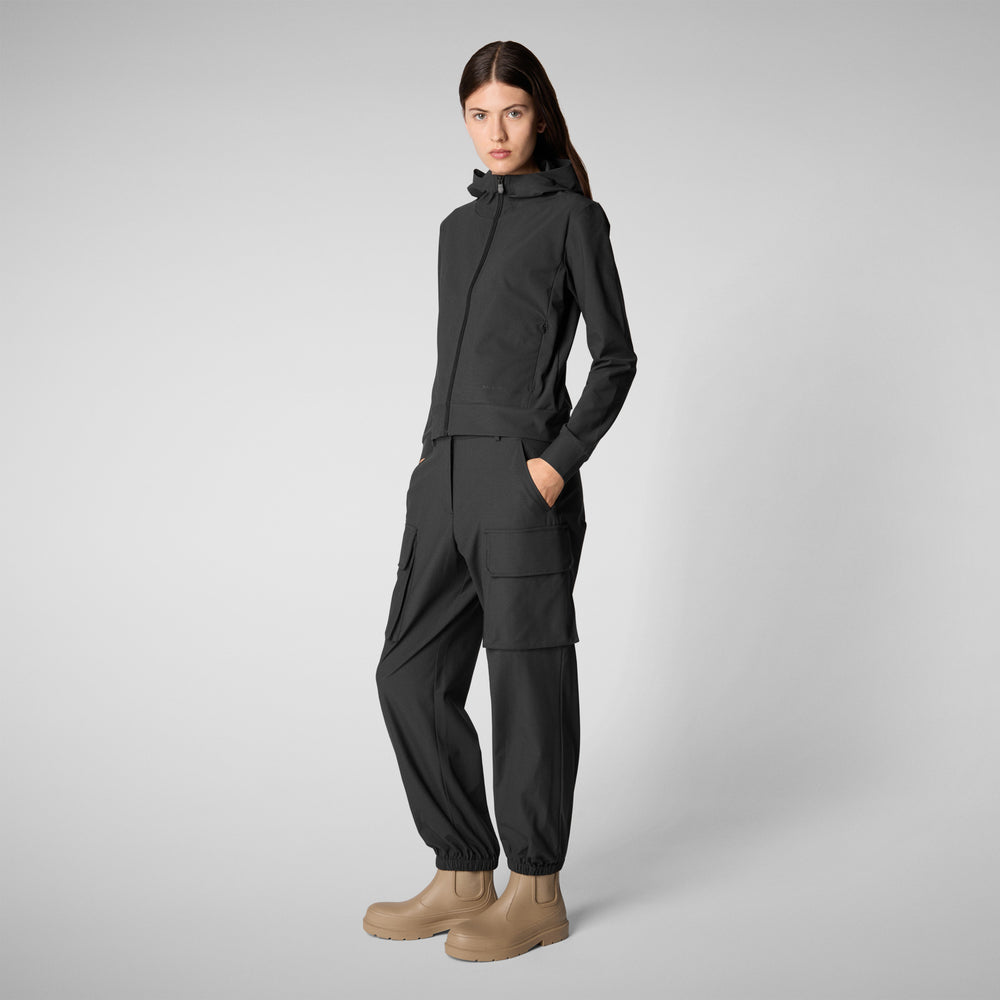 Save the duck PANTALONI CARGO DONNA GOSY NERO Promozione Limitata