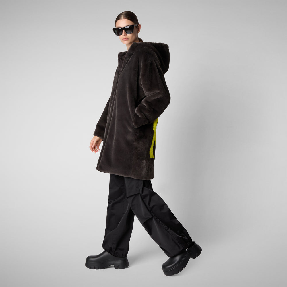 Save the duck GIACCA DONNA KALA MARRONE NERO Affare Del Giorno