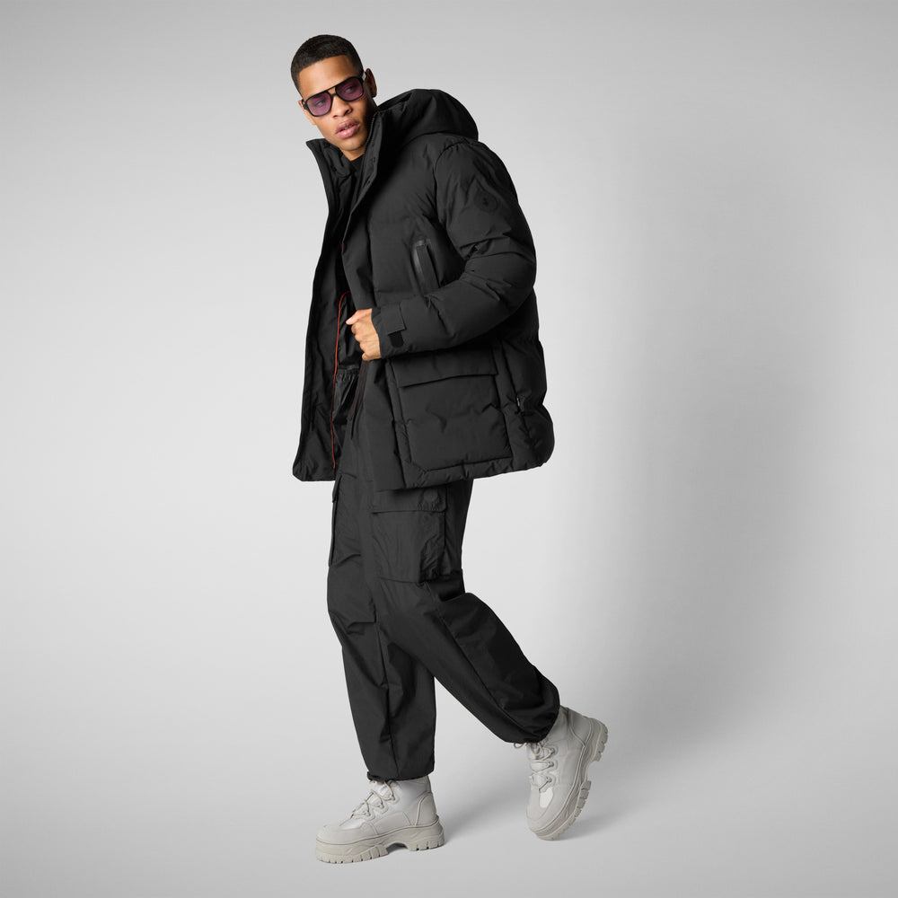 Save the duck PARKA UOMO QUINLAN IN NERO Novità