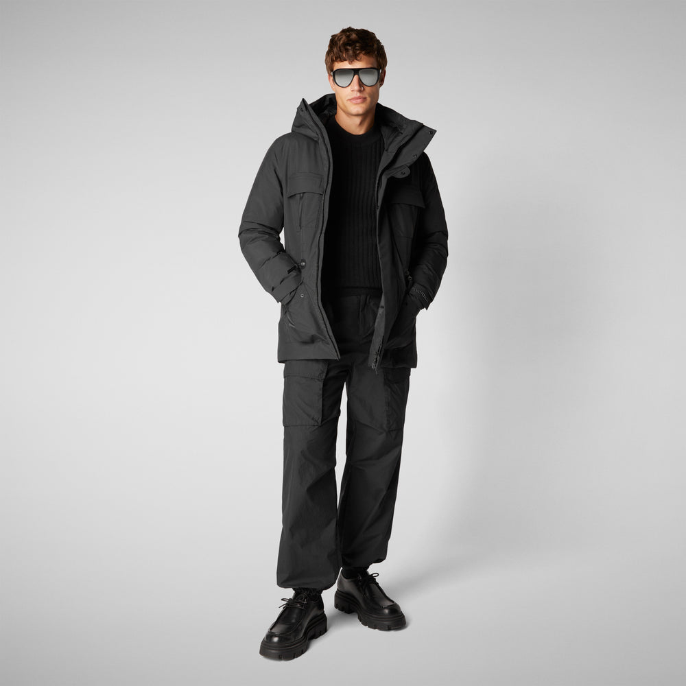 Save the duck PARKA UOMO KEATON IN NERO Presa