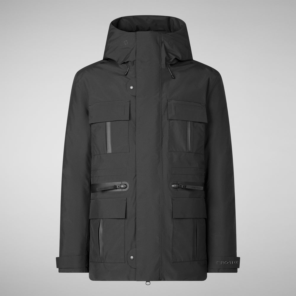 Save the duck PARKA UOMO KEATON IN NERO Presa