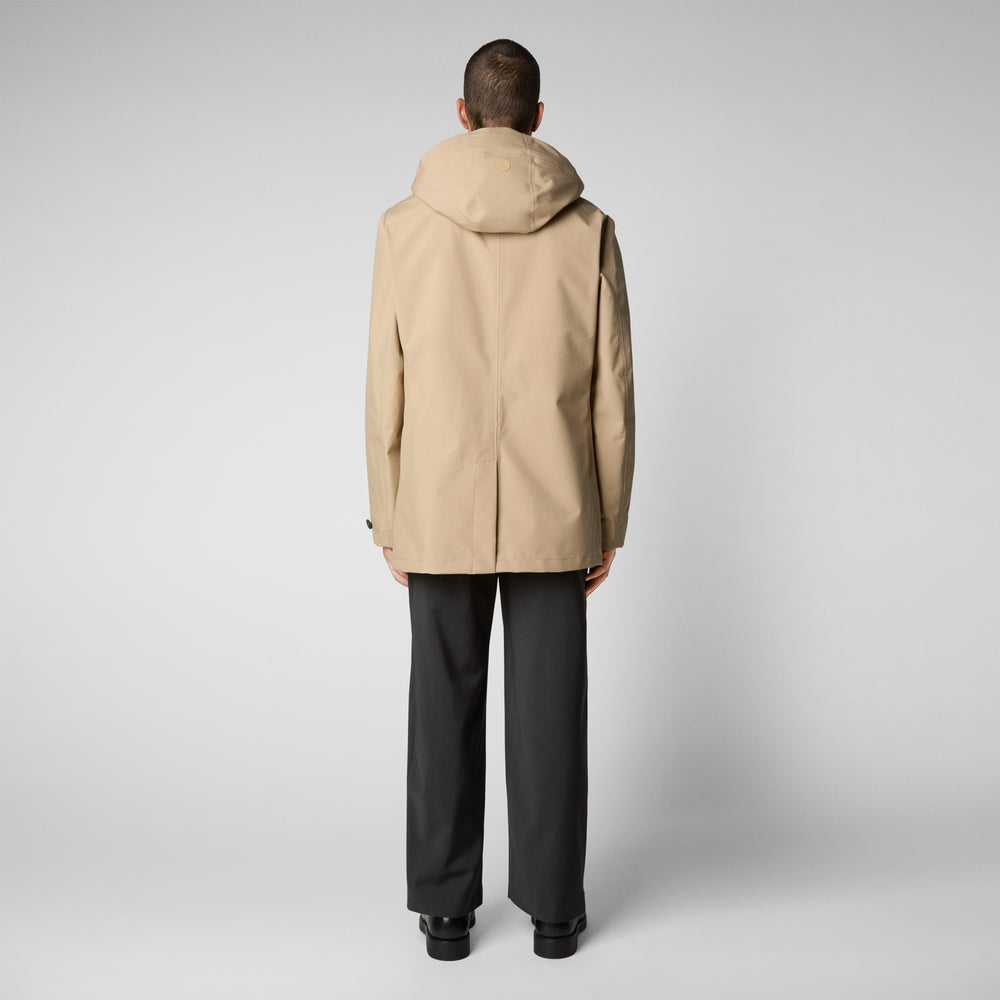 Save the duck Impermeabile uomo Benjamin beige scuro 2025