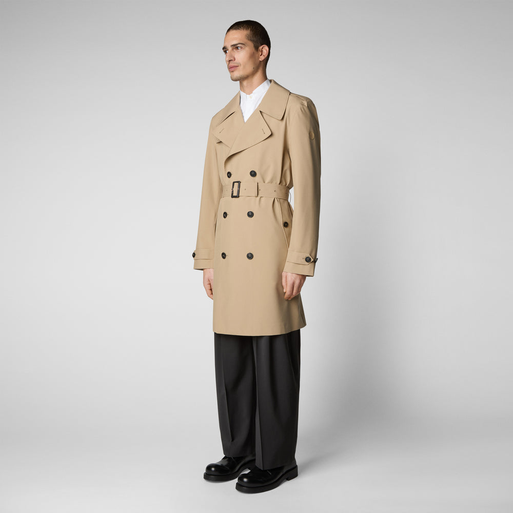 Save the duck Impermeabile uomo Zarek sturdust beige In Linea