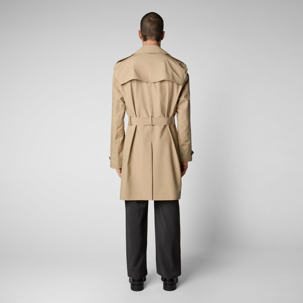 Save the duck Impermeabile uomo Zarek sturdust beige In Linea